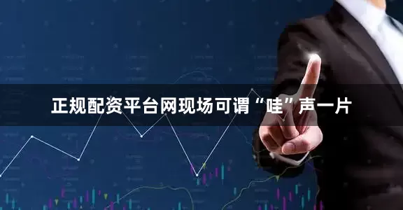 正规配资平台网现场可谓“哇”声一片